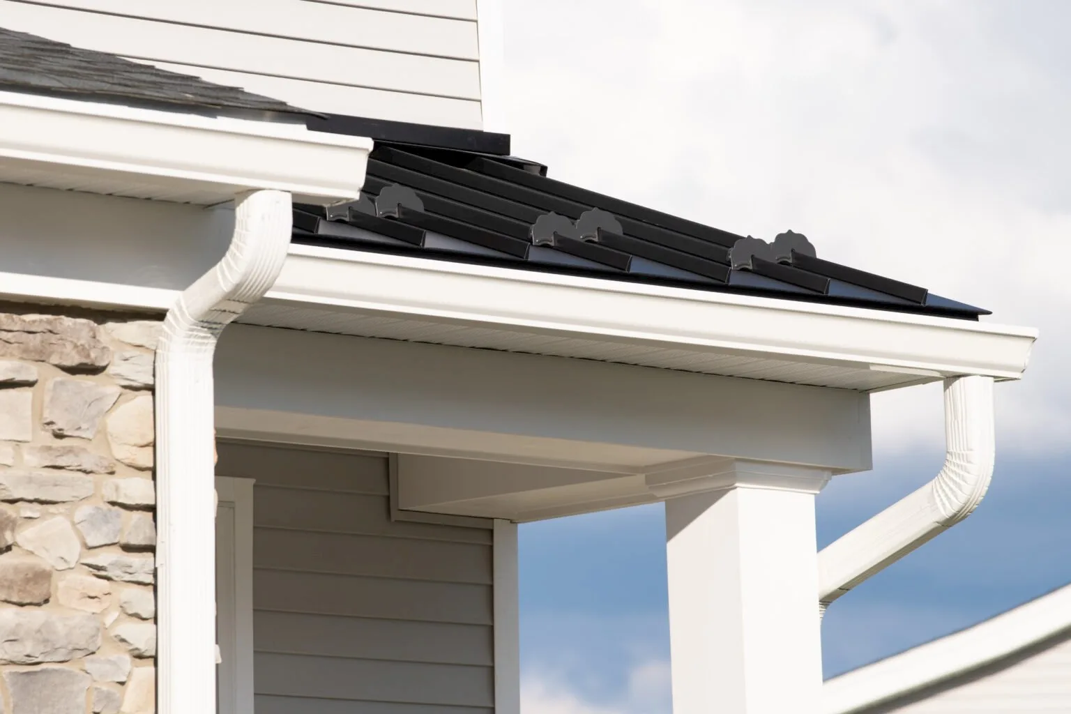 white gutter